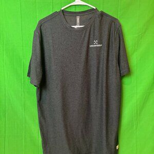 Vuori Troubadour Branded T-Shirt Charcoal — Size L